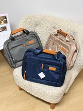 大容量のオックスフォード布製旅行トートバッグ【多ポケット・軽量・肩掛け対応】