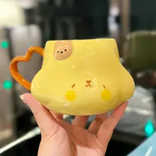ユニークなデザインの陶器製水杯【家庭用・おしゃれなデザイン】