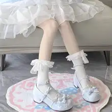 かわいい甘美なロリータシューズ【プリンセススタイル・ローヒール】（セットアップ対応）
