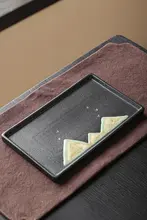 粗陶製 お茶用茶盤【家庭用・小型・煎茶用】