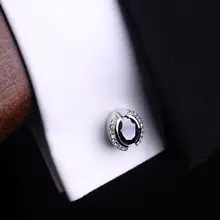 黒色エナメルカフリンクス【フレンチシャツ用・男性用・フォーマル】