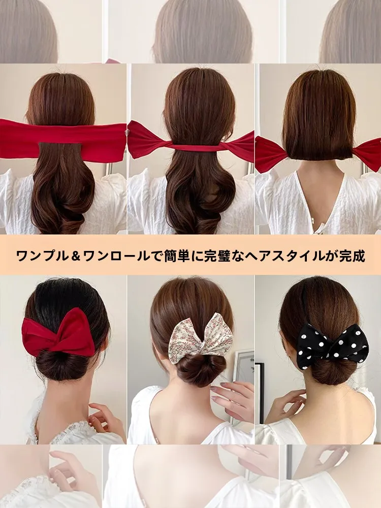 蝶結びヘアクリップ：子供用・フルーツデザインで簡単かつ美しく結ぶヘアアレンジの実用ガイド