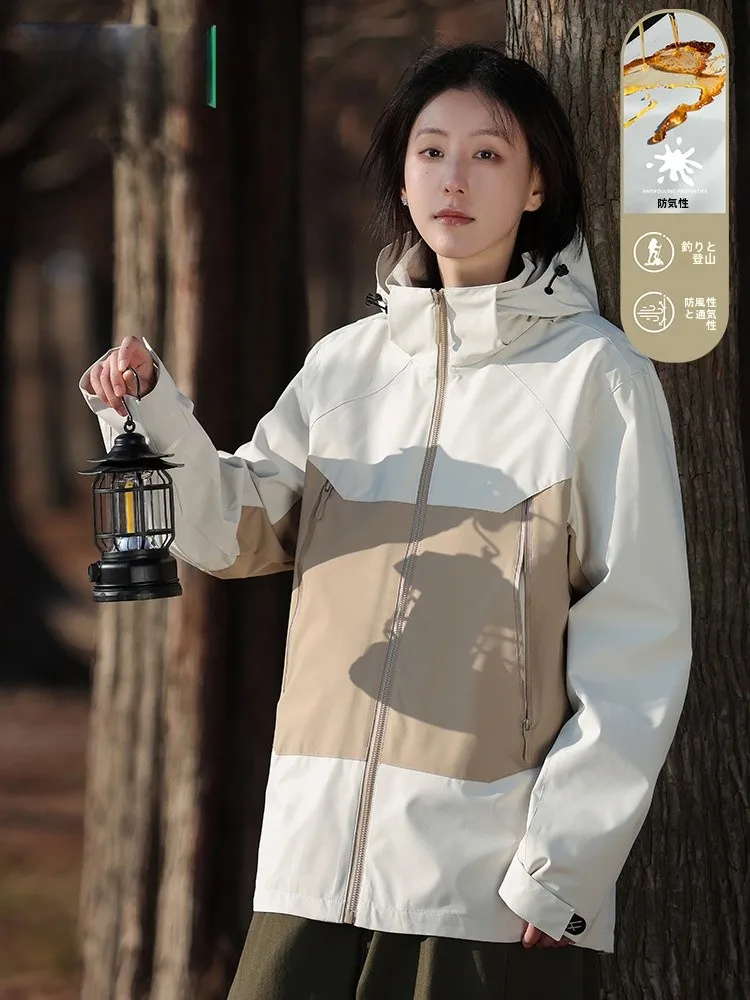 女性用防風防水薄手ジャケット：春季ルーズフィットデザインの実用性と適用シーン