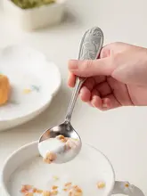 スープスプーン キッズ 男の子 女の子 ステンレス 食品用 マット加工 大ぶり ヴィンテージ おしゃれ 「onlycook」
