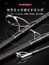 携帯型三段式鉄板釣竿【海釣り用・カーボン製・近海対応】
