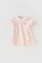 抗菌加工の子供用ワンピース【夏用・爽やかコットン・かわいらしいデザイン】