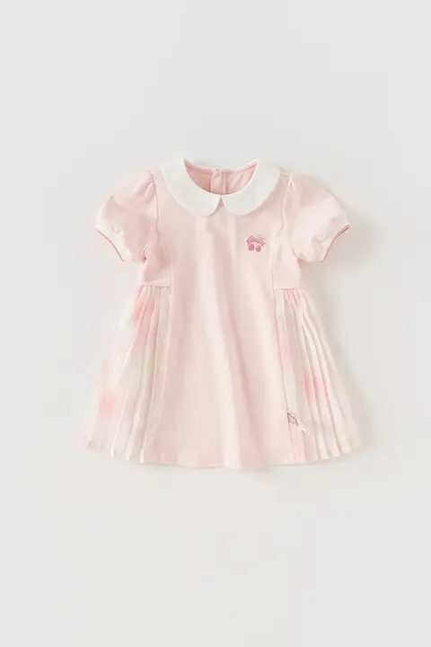 抗菌加工の子供用ワンピース【夏用・爽やかコットン・かわいらしいデザイン】