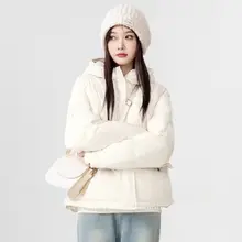 白鸭绒ダウンジャケット【冬用・保温・ショート丈】（セットアップ対応）