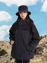 防風機能付きの取り外し可能なフリースインナー三合一ジャケット【男女兼用・シンプルデザイン・アウトドア用】