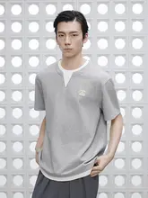 冷感アイスシルクTシャツ＆束脚カジュアルパンツ【通勤対応・半袖・肌理デザイン】（セットアップ対応）