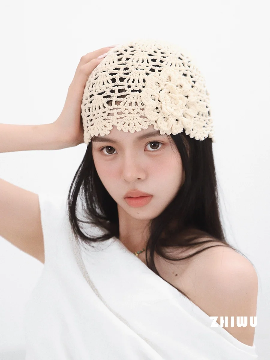 ボヘミアン風花柄ニット帽：春ニット帽としての実用性とデザイン特性