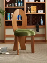 無垢材ダイニングチェア 家庭用 ラウンジ用 バルコニー モダンシンプルデザイン