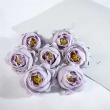 造花のバラ頭飾り【古風スタイル・手作り・ウェディング装飾用】
