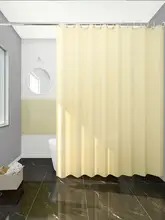 防水浴室用カーテン【穴あけ不要・抗カビ・シンプルデザイン・バスルーム用】