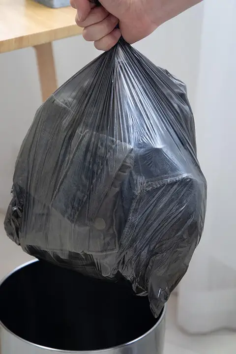 得力 大型厚手ゴミ袋【45×50cm・50×60cm・家庭用・大容量】