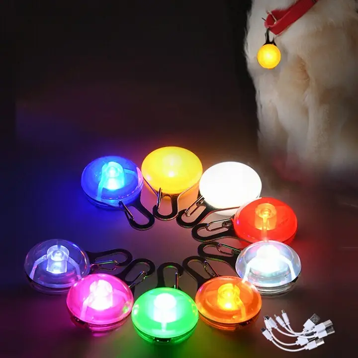 LED発光犬用ペンダント【防失・夜間散歩用ライト】