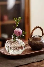 花瓶 ミニ ユーザー 用 活け花 手作り ガラス 創造的 装飾品
