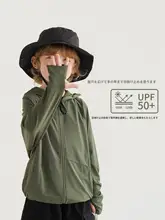 UVカットパーカー キッズ ボーイズ 薄手 抗菌 紫外線対策 夏物