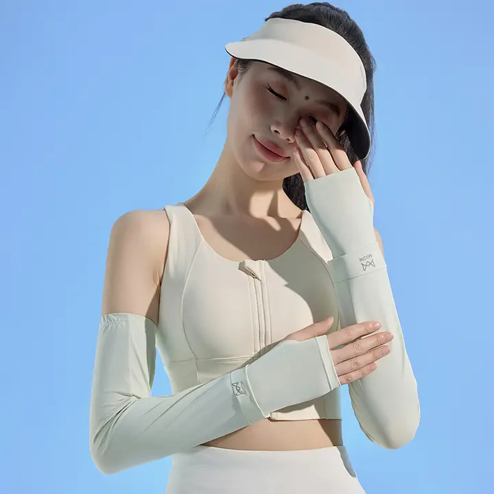 紫外線対策に最適！夏用女性用アイススリーブ【ルーズフィット・アウトドア・サイクリング用】