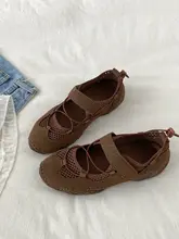 通気性の良い女性用スポーツバレリーナシューズ【夏用・アウトドア・マジックテープ・カジュアル】