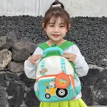 男の子用幼稚園リュック【可愛い車のプリント・超軽量・遊びに便利】