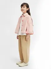 子供用 カジュアルコート【男女兼用・翻领デザイン・秋用】