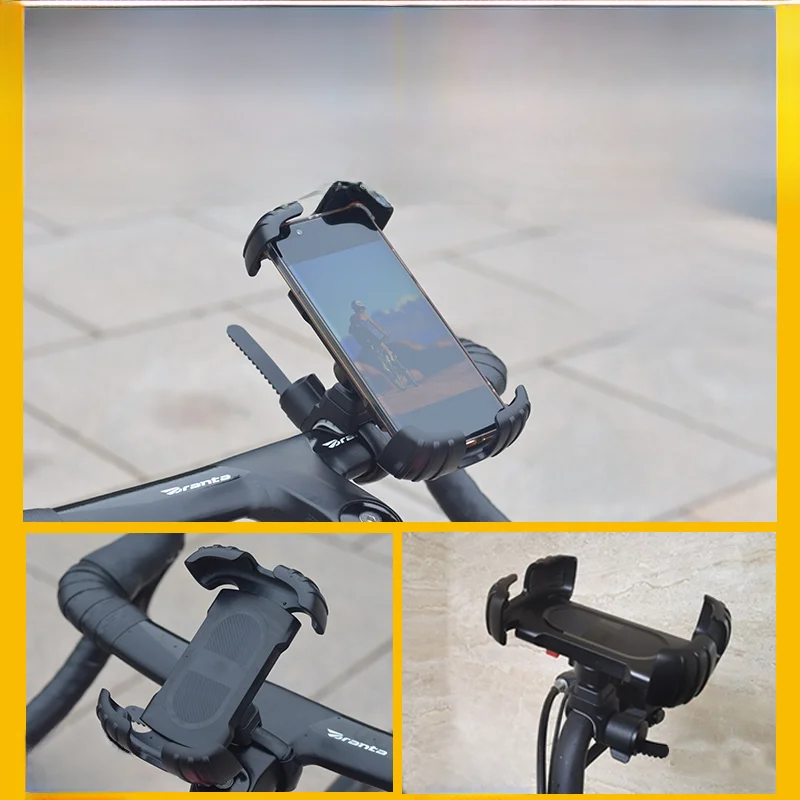 スマートフォンホルダー 自転車 バイクナビ 防振 公道ライディング マウンテンバイク 電動自転車用