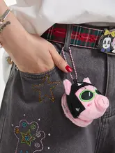 かわいい毛糸製の小豚デザインミラー【ウエアラブル・クリエイティブ】