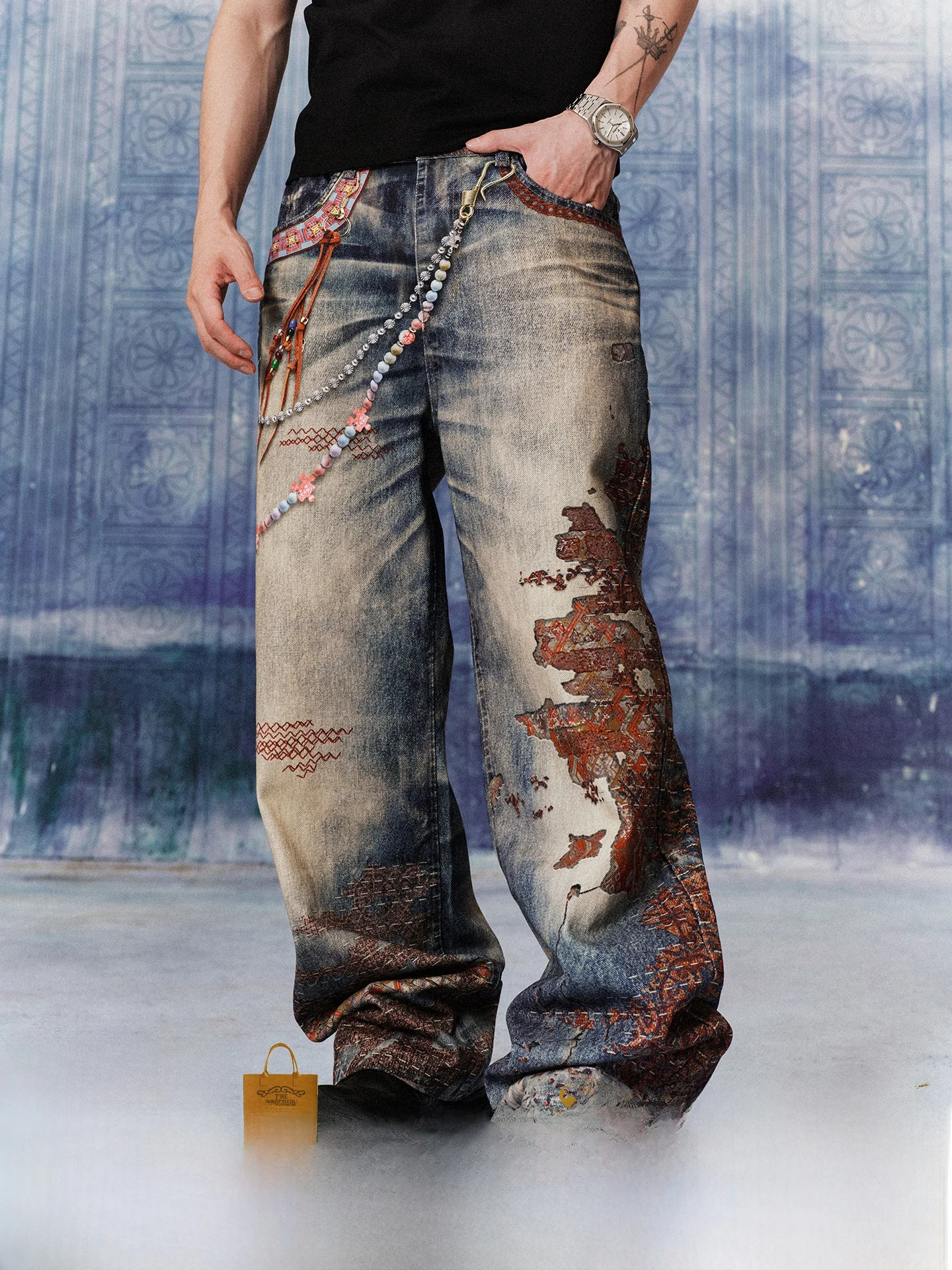 デザインデニム【刺繍デザイン・ブリ生花シリーズ】の特徴と実用性を解説