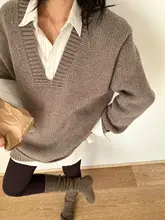 刺繍ストライプシャツ【韓国製・厚手コットン】