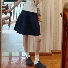 カジュアルワークスタイルスカート【Aライン・フレア・大きいサイズ・スポーツ用】（セットアップ対応）