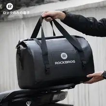 防水バイク用リアバッグ【後部座席設置・摩托旅行用・便利な収納】