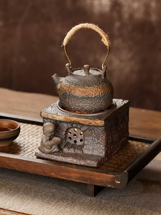 茶器ウォーマー 陶器 キャンドル アルコールランプ 加熱台 煮茶 煎茶 焙じ茶 ティータイム