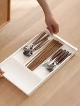 引き出し用伸縮収納ボックス【整理用仕切り・可動式・シンプルデザイン】