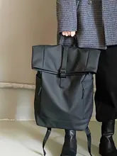 男性用旅行リュックサック【パソコン収納・レザー・大容量・通勤＆大学用】
