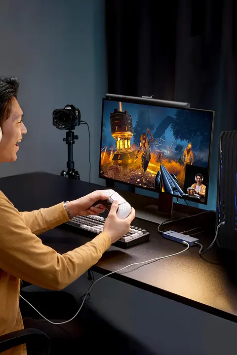 Type-CからHDMIへの変換アダプタ【音声キャプチャ・ゲーム録画対応・USB3.2拡張】