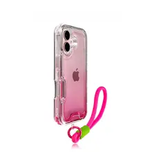 iPhone 16 Pro用 3D透明ケース【耐衝撃・高級感・厚手・個性的】