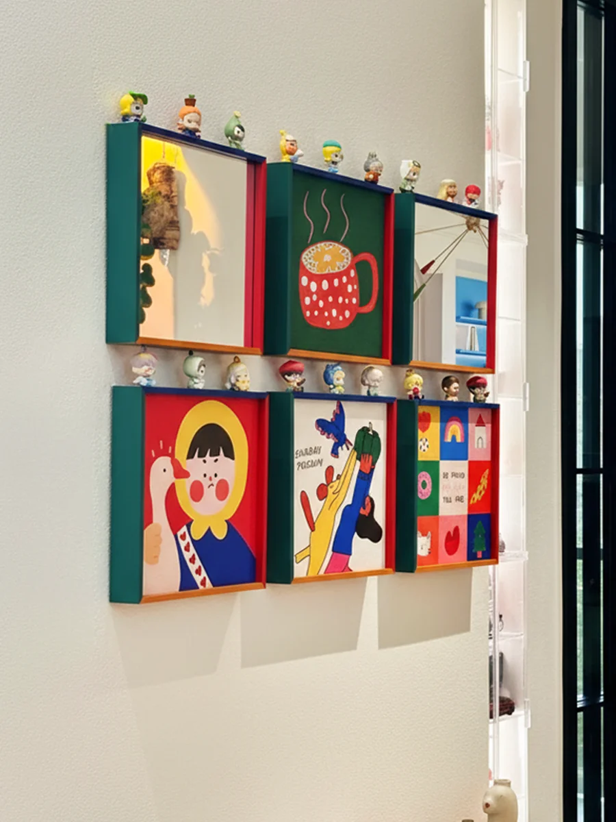 創造的なアートデザインの壁掛け絵画：モダンスタイルでリビングを彩る