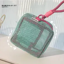 大容量 スポーツ化粧ポーチ【トラベル用・透明・収納ポケット付き】