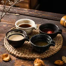 ソース皿 ステーキ プレート 陶器 西洋料理 トマトソース ブラックペッパーソース 小鉢 サラダ味