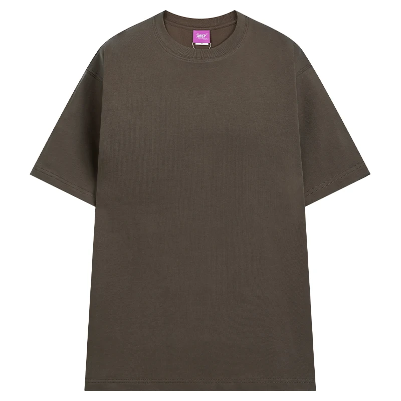 極上の柔らかさの白鹅绒コットンTシャツ：男女兼用の夏用フィットスタイル