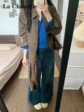 デニムパンツ レディース ワイド ストレート アメカジ ヴィンテージ 夏 ハイウエスト 落ち感 ルーズ