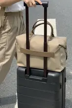 CENGE ナイロン レザー製 ノートパソコン用トートバッグ【大容量・男女兼用・旅行・出張用】