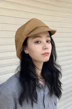 ベレー帽 ニュースボーイキャップ ユニセックス ウォッシュデニム 綿麻 押さえステッチ ブリティッシュ ヴィンテージ 春夏