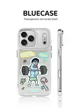 ミラー付き スマホケース MagSafe対応 ユニークデザイン ペア iPhone対応 上品 ユニセックス