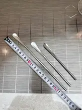 304ステンレス製の長柄コーヒースプーン【ミニデザイン・オシャレな混ぜ棒】