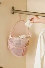 壁掛け収納バスケット【下着・靴下・小物用・3in1・便利な整理整頓アイテム】