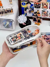 クリアポーチ 痛バッグ アクリルスタンド 缶バッジ フィギュア カプセル グッズ収納 小型 お出かけ