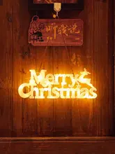 クリスマス装飾 小さなリース付きドアハンガー【雰囲気を演出するアイテム】