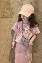 水晶デザインの子供用ショルダーバッグ【お出かけ用・プリンセス風・小物入れ】